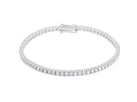 Pulsera Babila Milano Mujer Tennis in Oro blanco Diamante BBE1004CB195